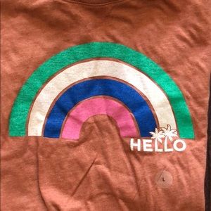 Aeropostale Juniors Rainbow Tee NWT